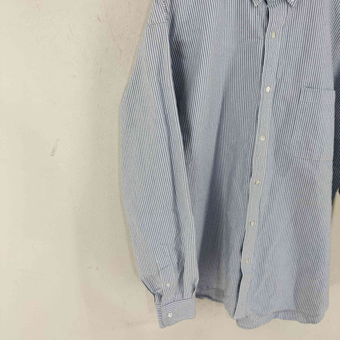 ビームス BEAMS ヘビーオックスイージーボタンダウンストライプシャツ メンズ JPN:L