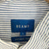 ビームス BEAMS ヘビーオックスイージーボタンダウンストライプシャツ メンズ JPN:L