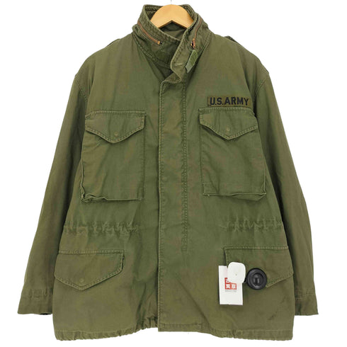 ユーエスアーミー U.S. ARMY 76年製 GENERAL社製ジップ 3rd M-65 フィールドジャケット メンズ MEDIUM-SHORT