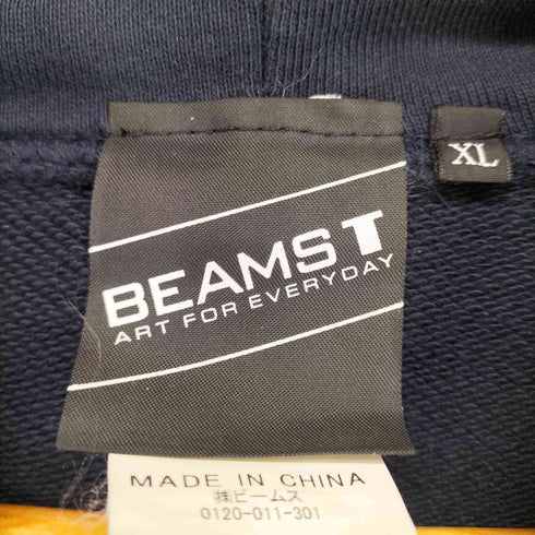 ビームスティー BEAMS T NYC プリントプルオーバーパーカー メンズ XL