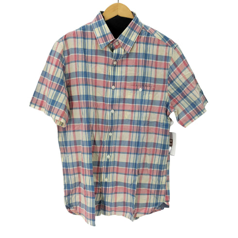 エルエルビーン L.L.Bean SLIGHTLY FITTED チェック半袖シャツ メンズ import:S