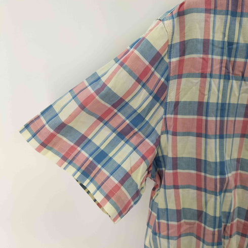 エルエルビーン L.L.Bean SLIGHTLY FITTED チェック半袖シャツ メンズ import:S