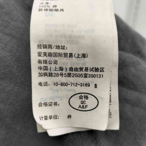 アバクロンビーアンドフィッチ Abercrombie & Fitch アーティスト バンド ショートスリーブクルーネックTシャツ メンズ import:XL