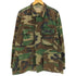 ユーエスアーミー U.S. ARMY リップストップ ウッドランドカモ BDUシャツ メンズ MEDIUM-REGULAR