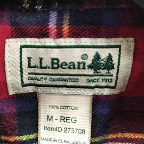エルエルビーン L.L.Bean フランネルボタンダウンシャツ メンズ import:M