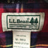 エルエルビーン L.L.Bean フランネルボタンダウンシャツ メンズ import:M