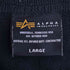 アルファインダストリーズ ALPHA INDUSTRIES ヘリンボーン バックプリント 半袖Tシャツ メンズ JPN:L