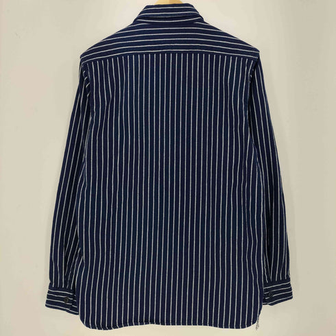 ヒューストン HOUSTON STRIPE VIYELLA SHIRT ストライプ ビエラシャツ メンズ JPN:L