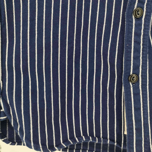 ヒューストン HOUSTON STRIPE VIYELLA SHIRT ストライプ ビエラシャツ メンズ JPN:L