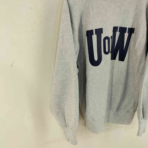 チャンピオン Champion 90S USA製 フロントプリントスウェット リバースウィーブ カレッジ メンズ JPN:XL