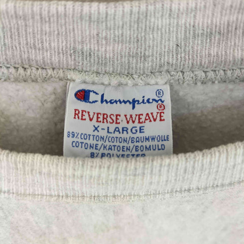 チャンピオン Champion 90S USA製 フロントプリントスウェット リバースウィーブ カレッジ メンズ JPN:XL