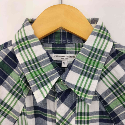 エンジニアードガーメンツ Engineered Garments チェック ウエスタンS/S シャツ メンズ JPN:S