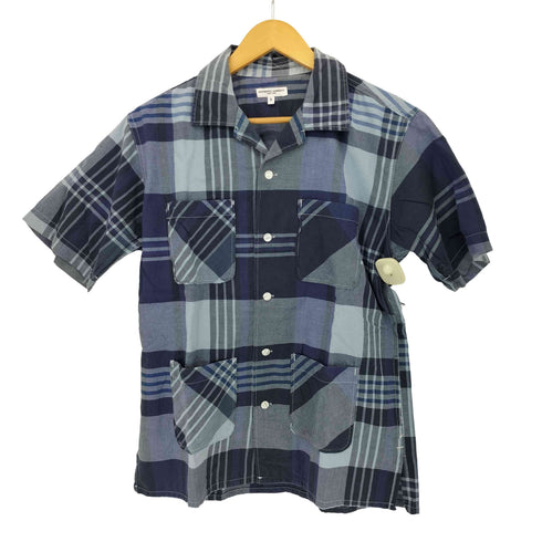 エンジニアードガーメンツ Engineered Garments 4P チェックオープンカラーS/Sシャツ メンズ JPN:S