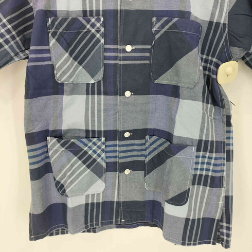 エンジニアードガーメンツ Engineered Garments 4P チェックオープンカラーS/Sシャツ メンズ JPN:S