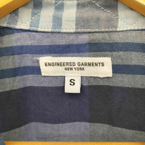 エンジニアードガーメンツ Engineered Garments 4P チェックオープンカラーS/Sシャツ メンズ JPN:S