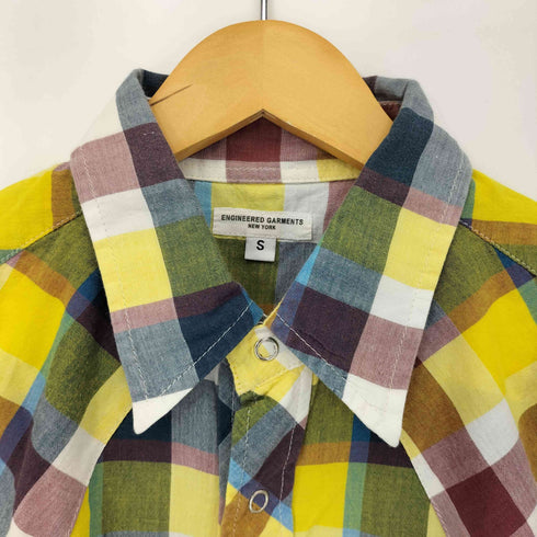 エンジニアードガーメンツ Engineered Garments チェック ウエスタン S/S シャツ メンズ JPN:S
