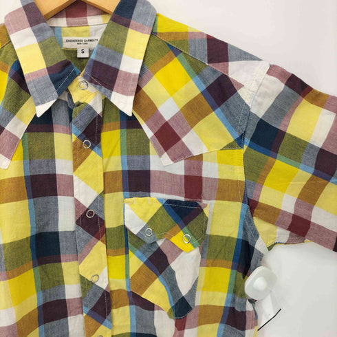 エンジニアードガーメンツ Engineered Garments チェック ウエスタン S/S シャツ メンズ JPN:S
