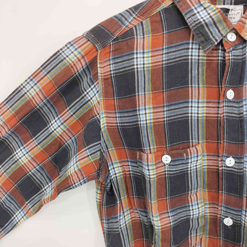 エンジニアードガーメンツ Engineered Garments 旧タグ 山ポケ ガチャポケ チェックレギュラーカラーシャツ メンズ JPN:M