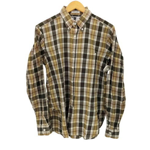 エンジニアードガーメンツ Engineered Garments 旧タグ チェックオフィサーシャツ メンズ JPN:S