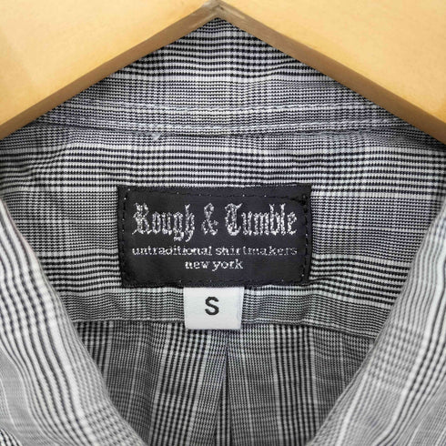 ROUGH&TUMBLE マルチパターン チェック S/S シャツ メンズ JPN:S
