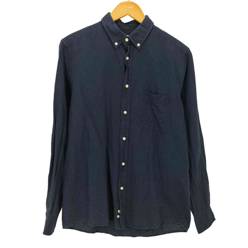ザラ ZARA RELAXED FIT ボタンダウン L/S シャツ メンズ import:M