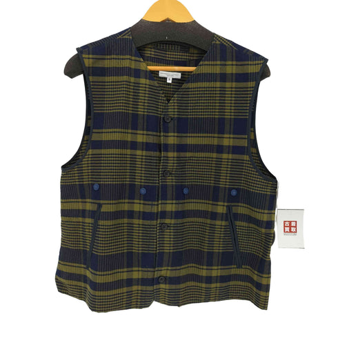エンジニアードガーメンツ Engineered Garments PLAID CHECK ハンティングポケット チェックベスト メンズ JPN:S