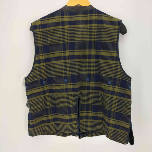 エンジニアードガーメンツ Engineered Garments PLAID CHECK ハンティングポケット チェックベスト メンズ JPN:S