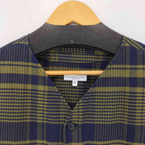 エンジニアードガーメンツ Engineered Garments PLAID CHECK ハンティングポケット チェックベスト メンズ JPN:S