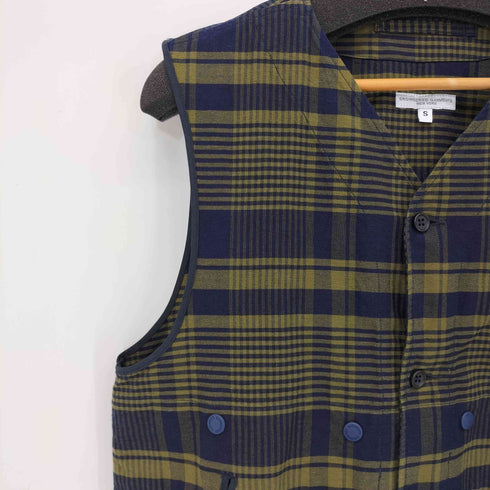 エンジニアードガーメンツ Engineered Garments PLAID CHECK ハンティングポケット チェックベスト メンズ JPN:S