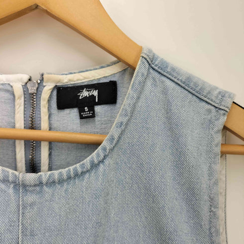ステューシー Stussy Webster Dress デニム パッチワーク ワンピース レディース import:S