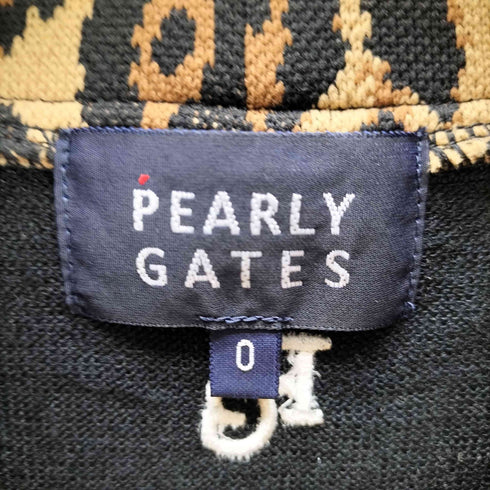 パーリーゲイツ PEARLY GATES レオパードタートルセーター レディース 0