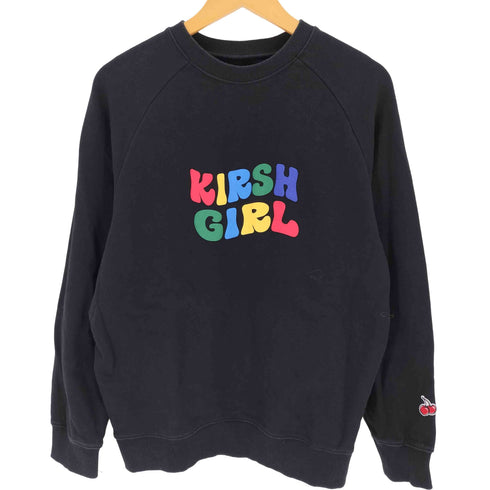 キルシー KIRSH ラバープリントクルーネックスウェット メンズ