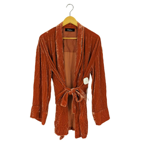 エディション Edition SILK/RAYON VELVET ベルベットガウン レディース FREE