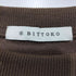 BITTOKO シアーレイヤード裏毛スウェット レディース FREE