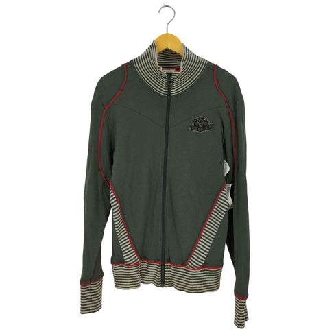 ディーゼル DIESEL 裏地サーマル ジップアップ スウェットカーディガン ジャケット メンズ import:L