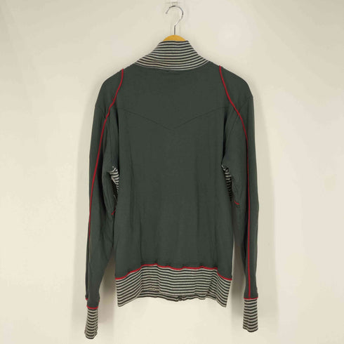 ディーゼル DIESEL 裏地サーマル ジップアップ スウェットカーディガン ジャケット メンズ import:L