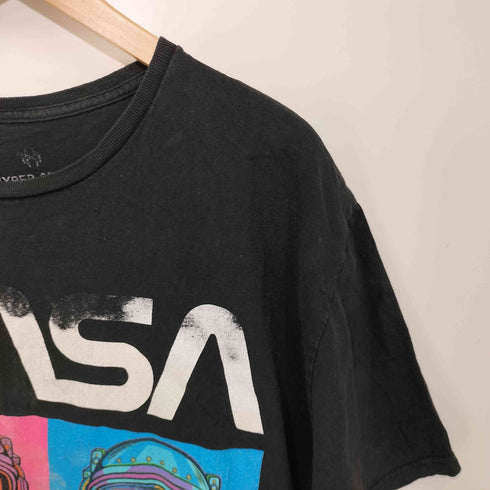 企業ロゴ ショートスリーブ クルーネックTシャツ メンズ import:XL