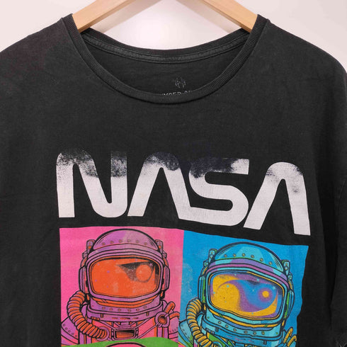 企業ロゴ ショートスリーブ クルーネックTシャツ メンズ import:XL