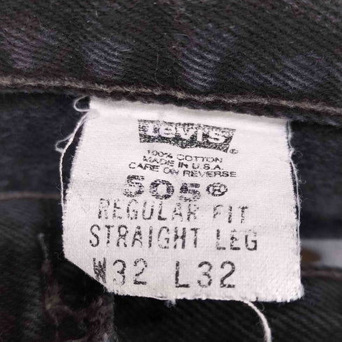 リーバイス Levis 90s MADE IN USA 505 デニムパンツ 後染め メンズ 32×32