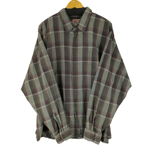 ラングラー Wrangler JEANS CO チェックボタンダウンシャツ メンズ 3XL