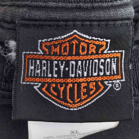 ハーレーダビッドソン HARLEY-DAVIDSON ⓒ2000 AUSTRALIA カンガルー クルーネックTシャツ メンズ import:XL