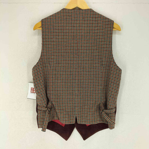 MONTEDORO ウール×スウェード ベスト import メンズ L