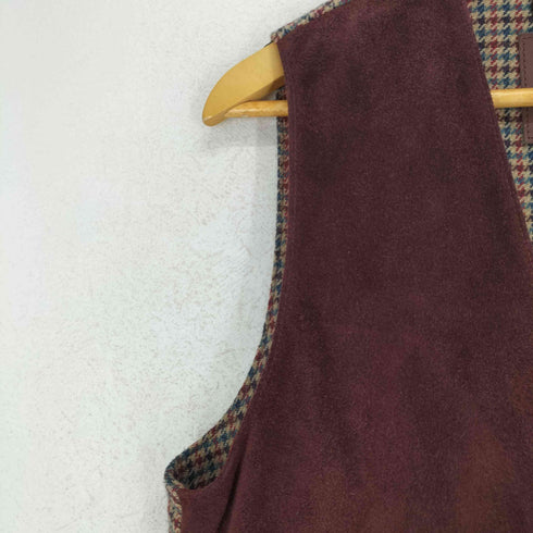 MONTEDORO ウール×スウェード ベスト import メンズ L