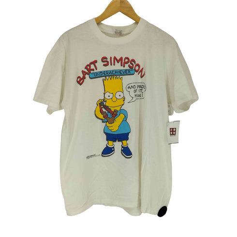 80S STEDMANボディ UNDERACHIVER キャラクター プリント Tシャツ コピーライト1989 メンズ import:XL