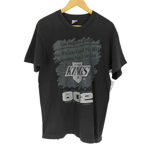 フルーツオブザルーム FRUIT OF THE LOOM NHL SCORING RECORD 802 Tシャツ 袖裾シングル メンズ L