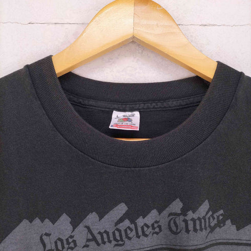 フルーツオブザルーム FRUIT OF THE LOOM NHL SCORING RECORD 802 Tシャツ 袖裾シングル メンズ L