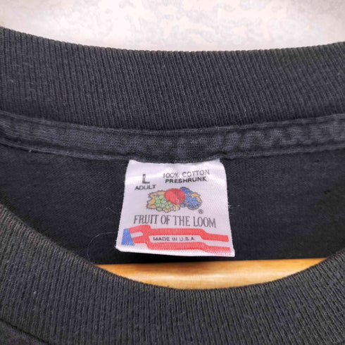 フルーツオブザルーム FRUIT OF THE LOOM NHL SCORING RECORD 802 Tシャツ 袖裾シングル メンズ L