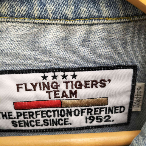 FLYING TIGERS TEAM デニムジャケット メンズ import:M