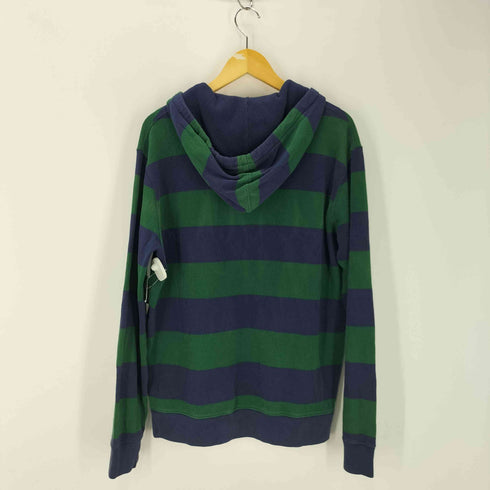 ポロバイラルフローレン Polo by RALPH LAUREN ポニー刺しゅう ボーダー柄 プルオーバーフーディ メンズ JPN:L