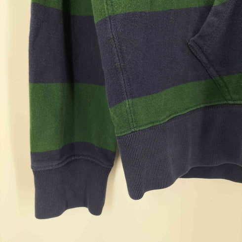ポロバイラルフローレン Polo by RALPH LAUREN ポニー刺しゅう ボーダー柄 プルオーバーフーディ メンズ JPN:L